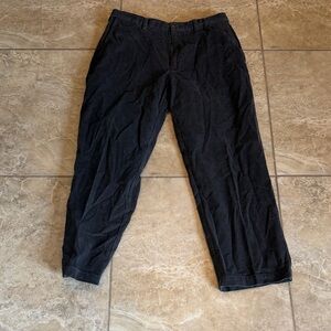 Haggar Men's Brown Corduroy Trousers